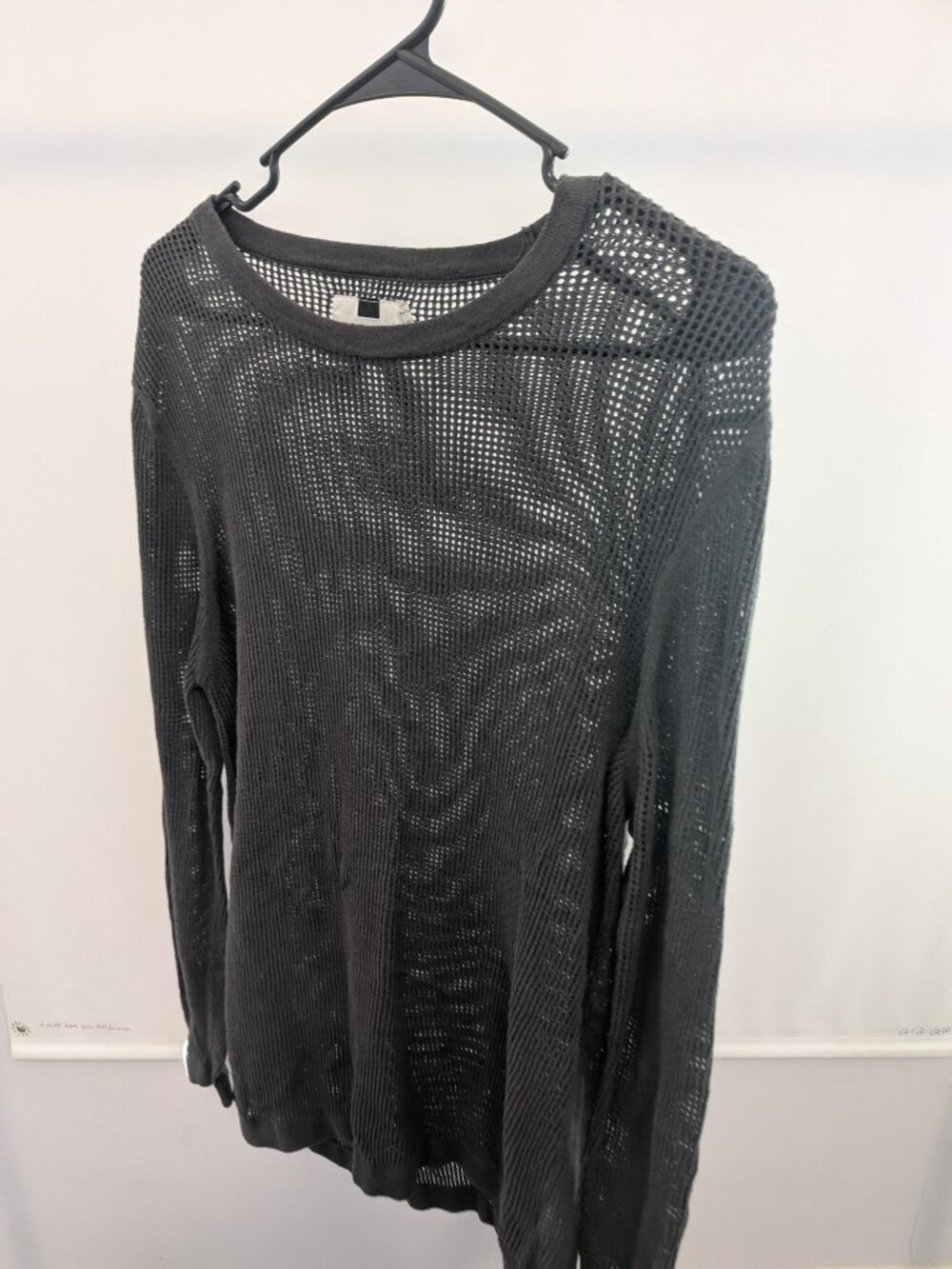 TOPMAN Open Stitch Crew Pullover Sweater